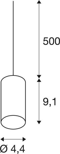 SLV 1012093 FITU Lamp Set, PD, inkl. E27 Lampe und 3PH. Adapter, 3-Phasen Pendelleuchte, Pendellänge 5m, 2700K, E27, 15W, Phase, 320°, schwarz