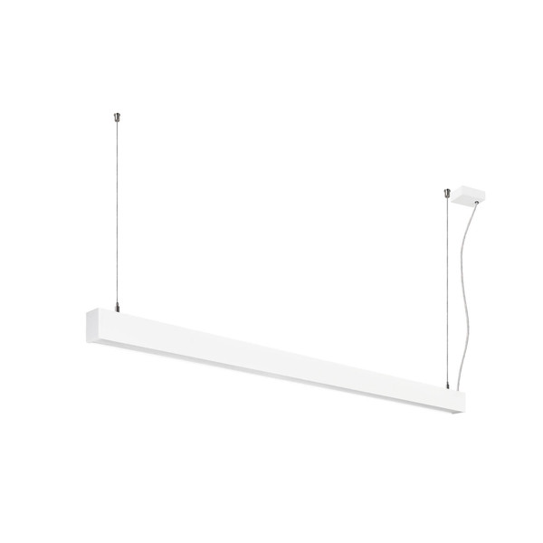 SLV 1012160 GLENOS 2.0, PD, 1,5M, DALI, UGR19, Pendelleuchte, Pendellänge 2m, 4000K, 46W, 80°, weiß