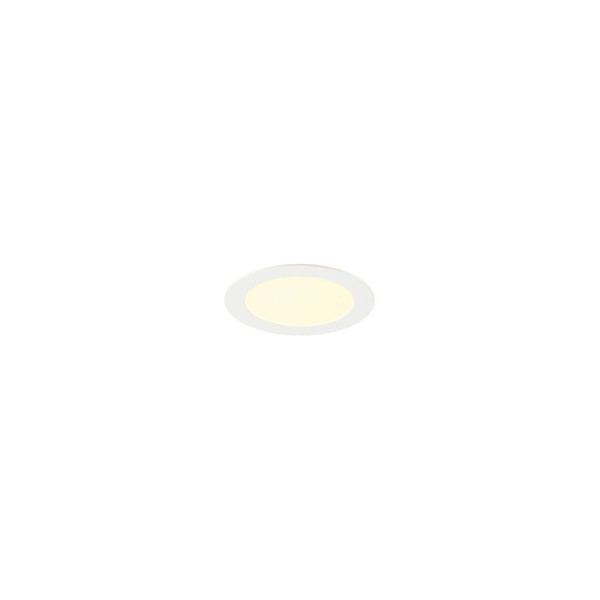 SLV 1012200 SENSER 2.0 18, RL, rund, Phase, Deckeneinbauleuchte, 3000K / 4000K, 12W, 90°, weiß