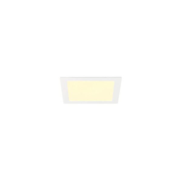 SLV 1012203 SENSER 2.0 24, RL, eckig, Phase, Deckeneinbauleuchte, 3000K / 4000K, 20W, 90°, weiß