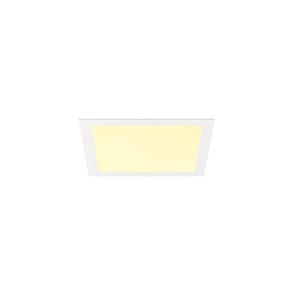 SLV 1012205 SENSER 2.0 30, RL, eckig, Phase, Deckeneinbauleuchte, 3000K / 4000K, 25W, 90°, weiß