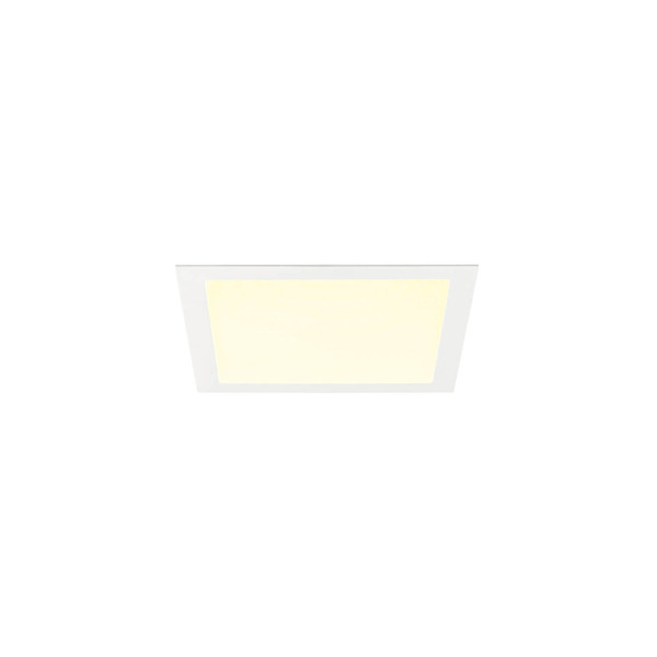 SLV 1012205 SENSER 2.0 30, RL, eckig, Phase, Deckeneinbauleuchte, 3000K / 4000K, 25W, 90°, weiß