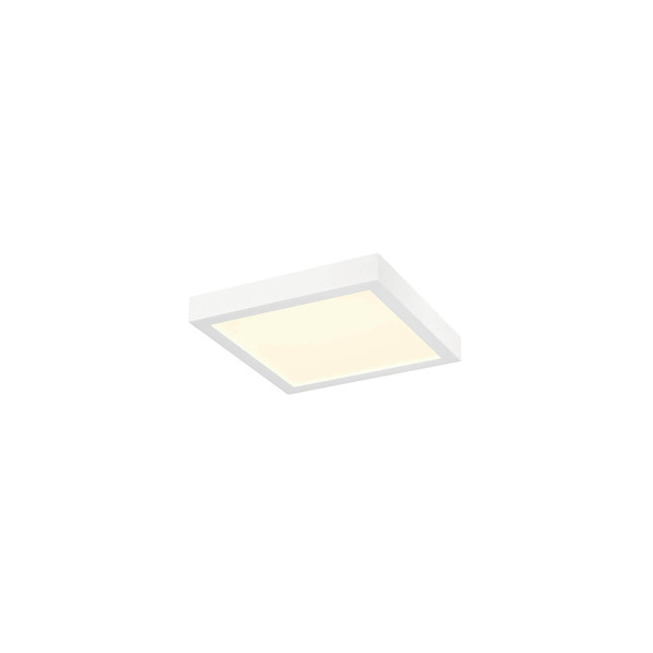 SLV 1012228 SENSER 2.0 30, CW, eckig, DALI, Wand- und Deckenaufbauleuchte, 3000K / 4000K, 27W, 90°, weiß