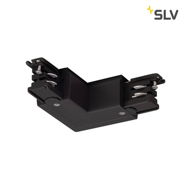 SLV 175110 L-Verbinder für S-TRACK 3P.Schiene Erde innen schwarz