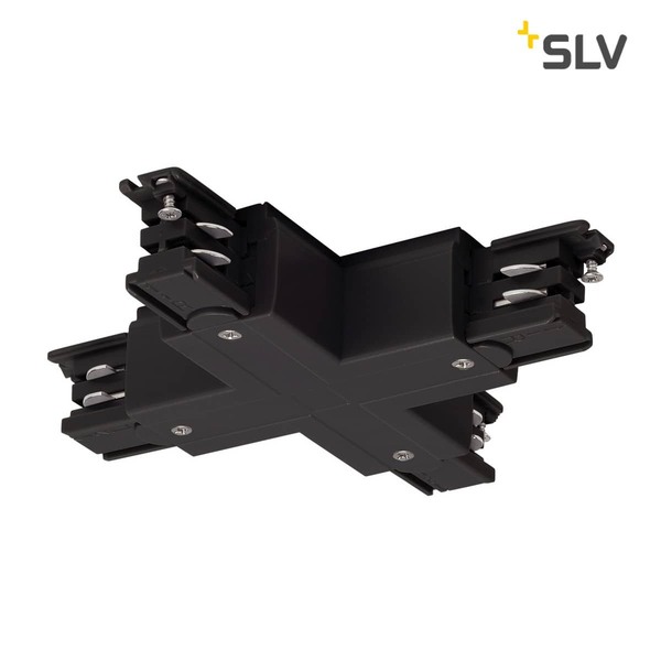 SLV 175150 X-Verbinder für S-TRACK 3P.Schiene schwarz