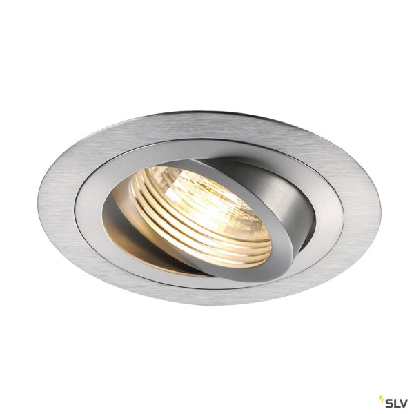 SLV 199986 PIREQ, alu brushed, max. 50 W, inkl.Clipfedern