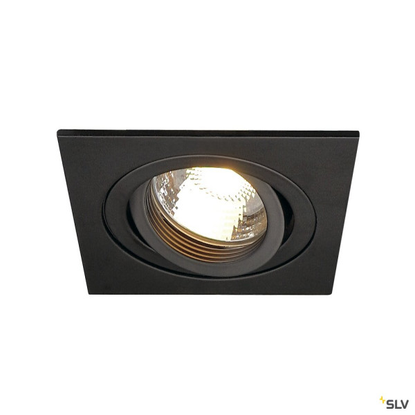 SLV 199990 PIREQ, mattschwarz, max. 50 W, inkl.Clipfedern