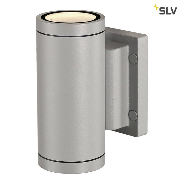 SLV 233114 NEW MYRA UP DOWN Wandleuchte silbergrau 2xGU10 max. 2x35W IP55