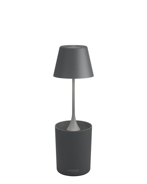 Sompex PEEKY Akku-Tischlampe Anthrazit 1W Warmweiss IP44 72721