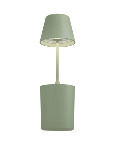Sompex PEEKY Akku-Tischlampe Olivgrün 0,8W Warmweiss IP44 72722