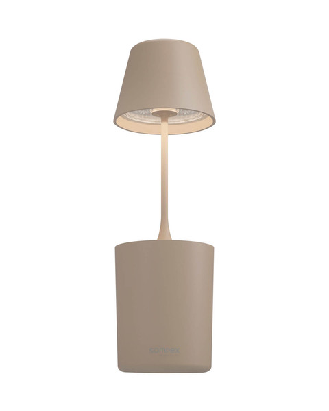Sompex PEEKY Akku-Tischlampe Sand 0,8W Warmweiss IP44 72723