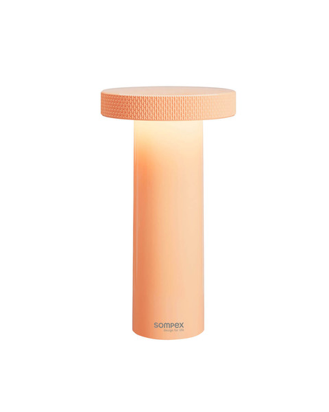 Sompex VOLUME Akku-Tischlampe Apricot 1,6W steuerbare Lichtfarbe IP44 78537