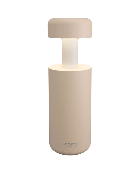 Sompex LUBAO Akku-Tischlampe Sand 2,2W steuerbare Lichtfarbe 78623