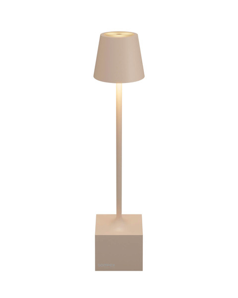 Sompex DAVE Akku-Tischlampe Sand 1,5W steuerbare Lichtfarbe IP54 78665