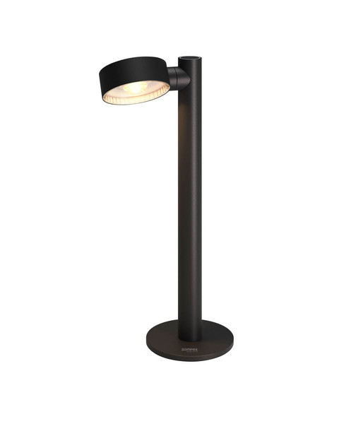 Sompex RONDA Akku-Tischlampe Schwarz IP54 79060