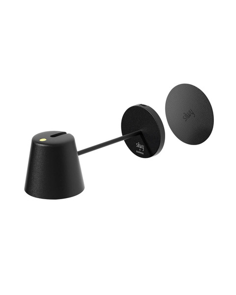 Silwy x Sompex SILWY Akku-Tischlampe Schwarz 2,2W steuerbare Lichtfarbe IP65 SYSO-2024-W1