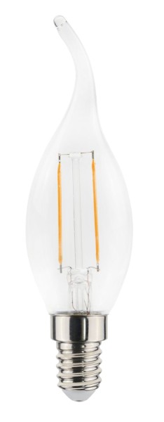 Toshiba LED Filament Lampe E14 2.5W 2700K 250Lm wie 25W 4711112384310