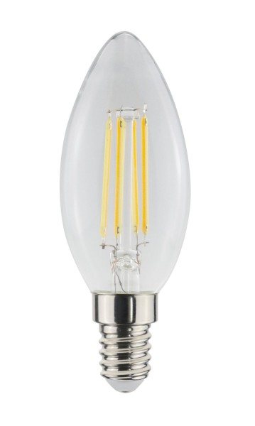 Toshiba LED Filament Kerzen Lampe E14 4.5W 2700K 470Lm wie 40W 4711112384280