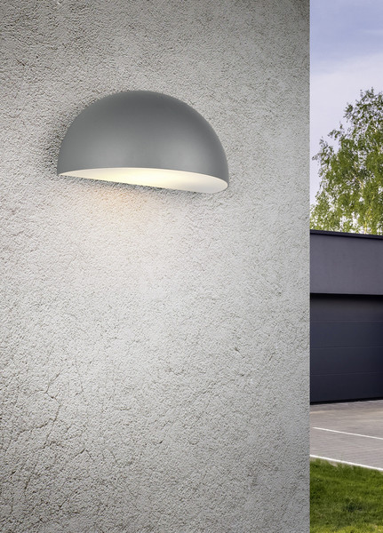 Trio 262460142 Maas E27 Wandleuchte Anthrazit IP44