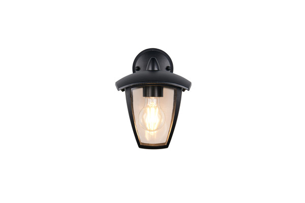 Trio 263260132 Venta E27 Wandleuchte Schwarz Matt IP44