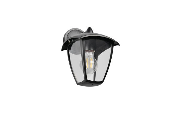 Trio 263260132 Venta E27 Wandleuchte Schwarz Matt IP44