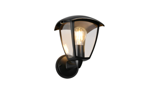 Trio 263260232 Venta E27 Wandleuchte Schwarz Matt IP44