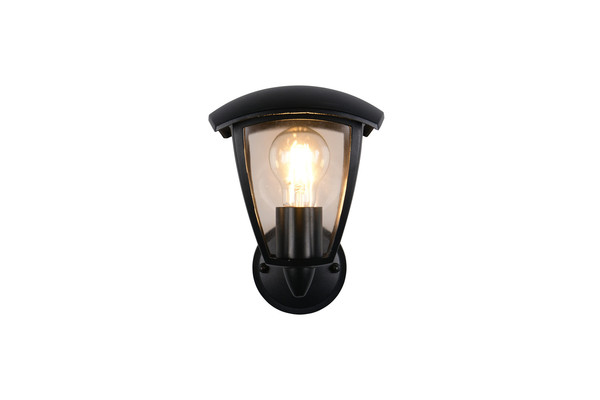 Trio 263260232 Venta E27 Wandleuchte Schwarz Matt IP44