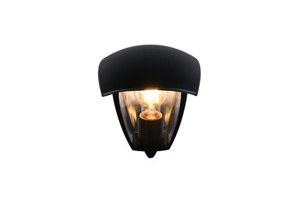 Trio 263260232 Venta E27 Wandleuchte Schwarz Matt IP44