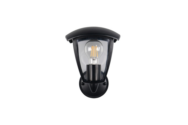 Trio 263260232 Venta E27 Wandleuchte Schwarz Matt IP44