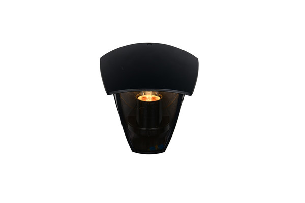 Trio 263260332 Venta E27 Wandleuchte Schwarz Matt IP44