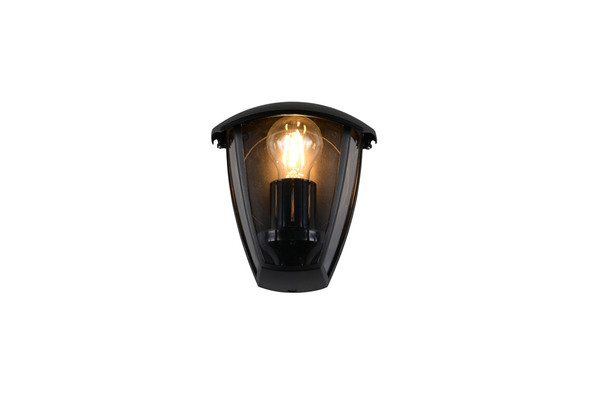 Trio 263260332 Venta E27 Wandleuchte Schwarz Matt IP44