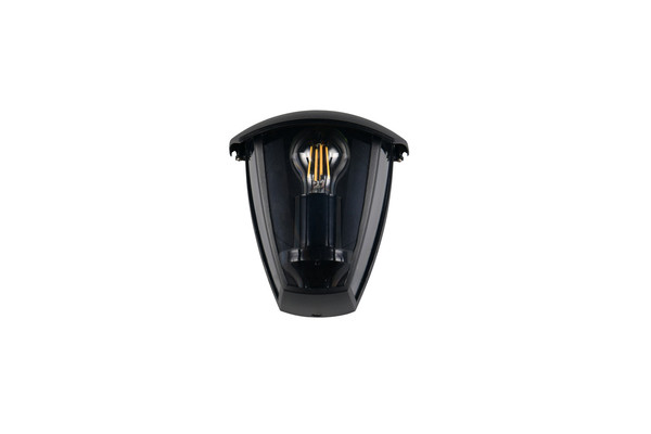 Trio 263260332 Venta E27 Wandleuchte Schwarz Matt IP44
