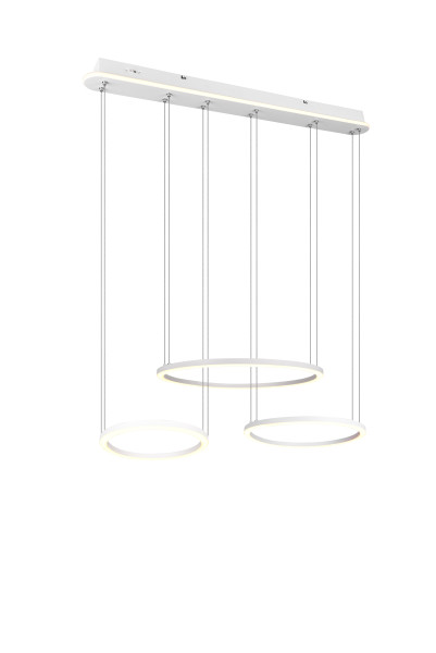 Trio 323610331 LED Pendelleuchte MORRISON Weiss matt 56W dimmbar
