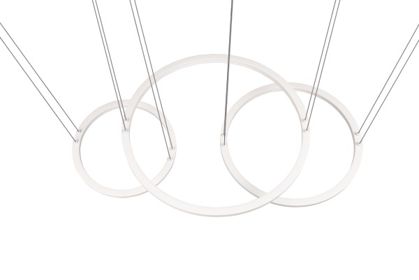 Trio 323610331 LED Pendelleuchte MORRISON Weiss matt 56W dimmbar