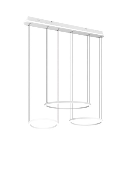 Trio 323610331 LED Pendelleuchte MORRISON Weiss matt 56W dimmbar