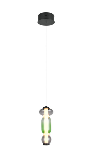 Trio 334310117 Minerva Pendelleuchte ⌀14,5cm dimmbar Multicolor