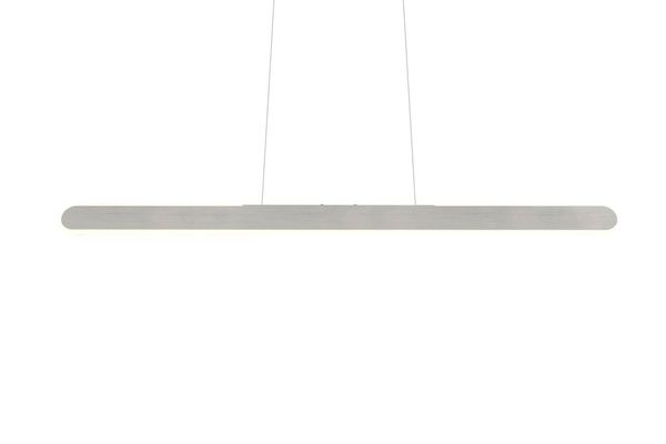 Trio Helios LED Pendelleuchte  28W Aluminium Gebürstet CCT einstellbare Lichtfarbe Touch