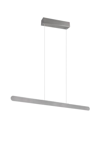 Trio Helios LED Pendelleuchte  28W Aluminium Gebürstet CCT einstellbare Lichtfarbe Touch