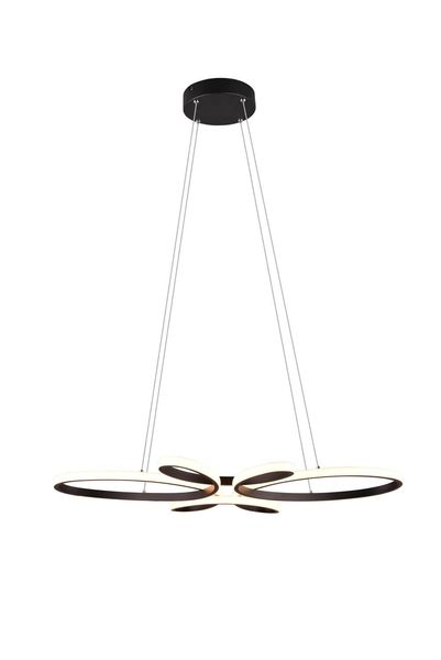 Trio Fly LED Pendelleuchte  32W dimmbar Schwarz Matt warmweiss