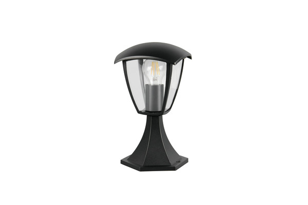Trio 563260132 Venta E27 Pfosten Schwarz Matt IP44