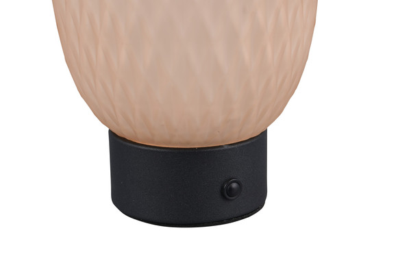 Trio 564210113 Facette LED Tischleuchte 1,5W ⌀11,8cm Amberfarbig warmweiss Touch
