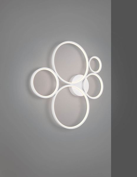 Trio Rondo LED Deckenleuchte  49W dimmbar Weiß Matt warmweiss