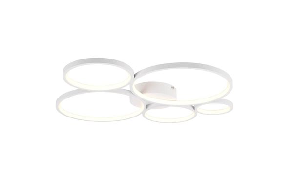 Trio Rondo LED Deckenleuchte  49W dimmbar Weiß Matt warmweiss