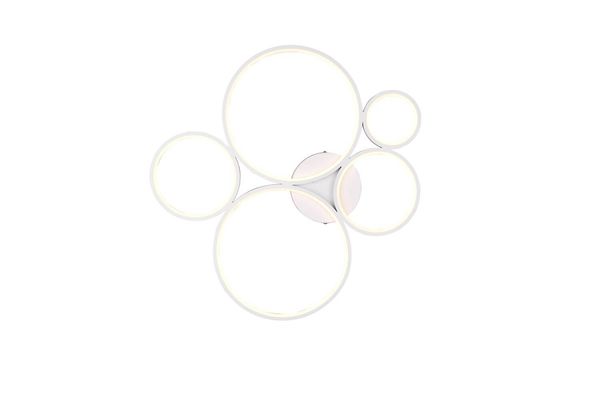 Trio Rondo LED Deckenleuchte  49W dimmbar Weiß Matt warmweiss