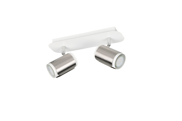 Trio 814500207 Gillan GU10 Strahler 2-fach Nickel Matt