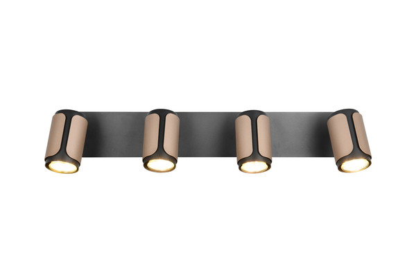 Trio 814500465 Gillan GU10 Strahler 4-fach Coffee
