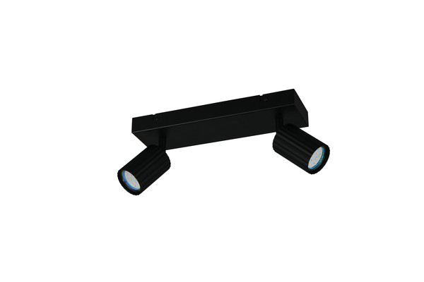 Trio 867700232 Soka GU10 Strahler 2-fach Schwarz Matt