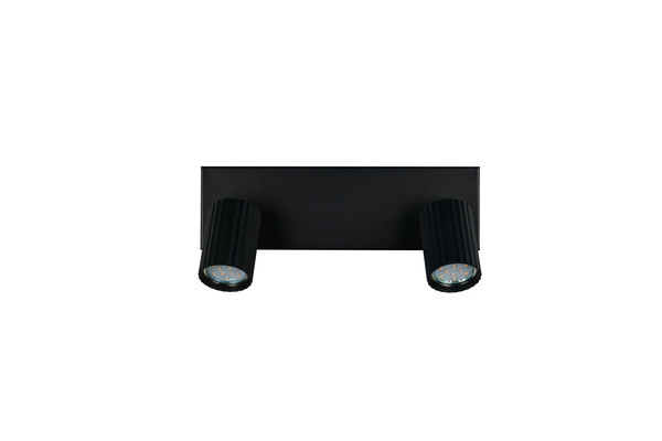 Trio 867700232 Soka GU10 Strahler 2-fach Schwarz Matt