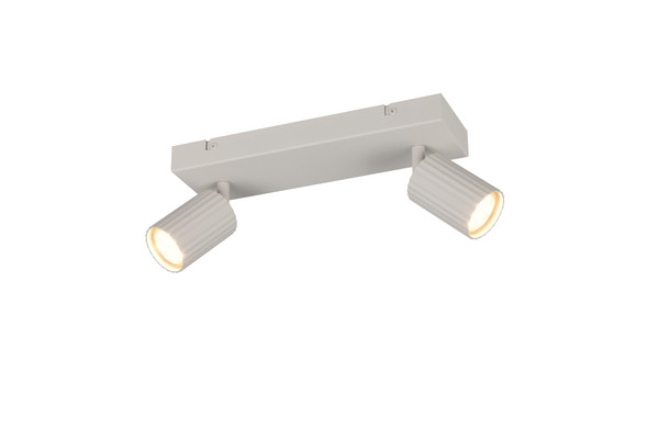 Trio 867700276 Soka GU10 Strahler 2-fach Warm Grey