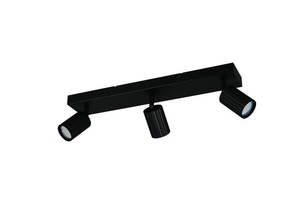 Trio 867700332 Soka GU10 Strahler 3-fach Schwarz Matt